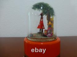 Vintage Swiss Reuge Dancing Ballerina Music Box Plays Aold Em Joe