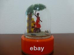 Vintage Swiss Reuge Dancing Ballerina Music Box Plays Aold Em Joe
