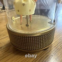 Vintage Swiss Reuge Dancing Ballerina Music Box Swiss Clock Schmid Schlenker Jr