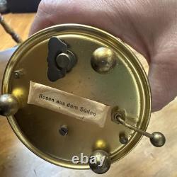 Vintage Swiss Reuge Dancing Ballerina Music Box Swiss Clock Schmid Schlenker Jr