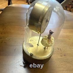 Vintage Swiss Reuge Dancing Ballerina Music Box Swiss Clock Schmid Schlenker Jr
