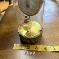Vintage Swiss Reuge Dancing Ballerina Music Box Swiss Clock Schmid Schlenker Jr