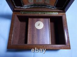 Vintage Swiss Reuge Dancing Ballerina Musical Jewelry Box