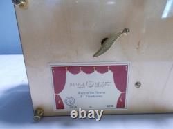 Vintage Swiss Reuge Dancing Ballerina Musical Jewelry Box
