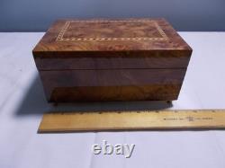 Vintage Swiss Reuge Dancing Ballerina Musical Jewelry Box