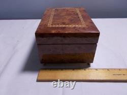 Vintage Swiss Reuge Dancing Ballerina Musical Jewelry Box