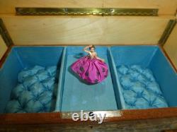 Vintage Swiss Reuge Dancing Ballerina Musical Jewelry Box Automaton (See Video)