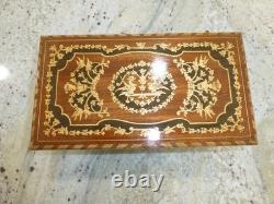 Vintage Swiss Reuge Dancing Ballerina Musical Jewelry Box Automaton (See Video)