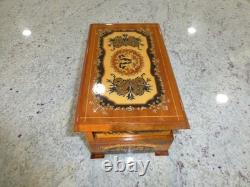 Vintage Swiss Reuge Dancing Ballerina Musical Jewelry Box Automaton (See Video)