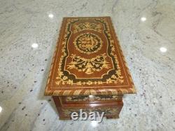 Vintage Swiss Reuge Dancing Ballerina Musical Jewelry Box Automaton (See Video)