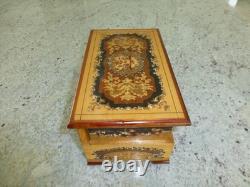 Vintage Swiss Reuge Dancing Ballerina Musical Jewelry Box Automaton (See Video)