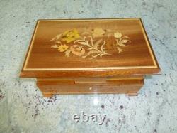 Vintage Swiss Reuge Dancing Ballerina Musical Jewelry Box Automaton (See Video)