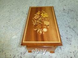 Vintage Swiss Reuge Dancing Ballerina Musical Jewelry Box Automaton (See Video)