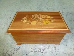 Vintage Swiss Reuge Dancing Ballerina Musical Jewelry Box Automaton (See Video)