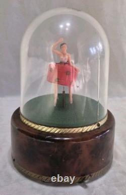 Vintage Swiss Reuge Dancing Ballerinas Music Box- Switzerland