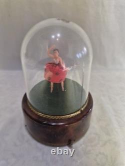 Vintage Swiss Reuge Dancing Ballerinas Music Box- Switzerland
