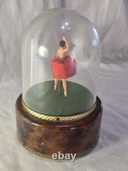 Vintage Swiss Reuge Dancing Ballerinas Music Box- Switzerland