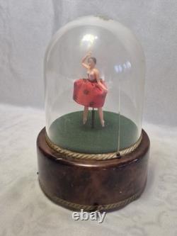 Vintage Swiss Reuge Dancing Ballerinas Music Box- Switzerland