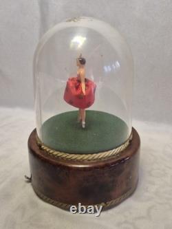 Vintage Swiss Reuge Dancing Ballerinas Music Box- Switzerland