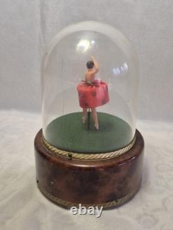 Vintage Swiss Reuge Dancing Ballerinas Music Box- Switzerland