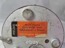 Vintage Swiss Reuge Dancing Ballerinas Music Box- Switzerland