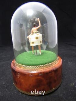 Vintage Swiss Reuge Dancing Ballerinas Music Box- Switzerland- Plz see Video