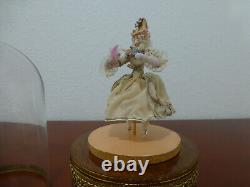 Vintage Swiss Reuge Danseur Louis Vuitton Model Dancing Ballerina Music Box