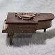 Vintage Swiss Reuge Grand Piano Marbled Bakelite Music Box Harry Snider & Co