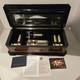 Vintage Swiss Reuge Inlaid Walnut & Ebonised 5 Barrel 50 Note 10 Air Music Box