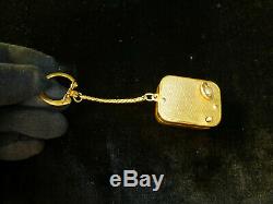 Vintage Swiss Reuge Minature Music Box Musical Key Chain (watch The Video)