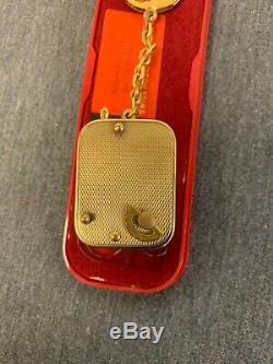 Vintage Swiss Reuge Mini Music Box Musical Key Chain, 4004