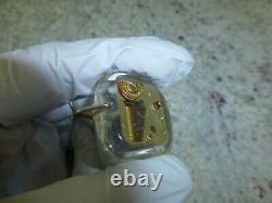 Vintage Swiss Reuge Miniature Music Box In Clear Lucite Musical Charm, Pendant