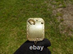 Vintage Swiss Reuge Miniature music box for pendant, Key Chain (Watch Video)