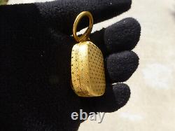 Vintage Swiss Reuge Miniature music box for pendant, Key Chain (Watch Video)