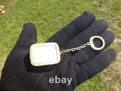 Vintage Swiss Reuge Miniature music box for pendant, Key Chain (Watch Video)