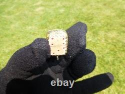 Vintage Swiss Reuge Miniature music box pendant. 800 Sterling Silver Case