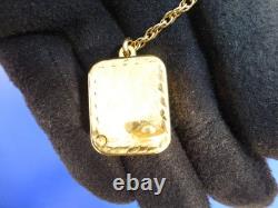 Vintage Swiss Reuge Miniature music box pendant Gold Gilt / Sterling Silver Case