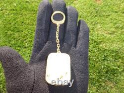 Vintage Swiss Reuge Miniature music box pendant, Key Chain, Photo Display Front