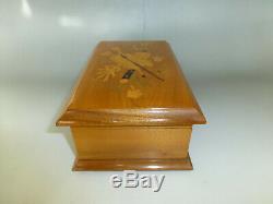 Vintage Swiss Reuge Music Box 72 Key Note Plays RACHMANINOV CONCERTO #2 3 PARTS