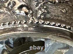 Vintage Swiss Reuge Music Box. 835 Sterling Silver Case (Watch The Video)