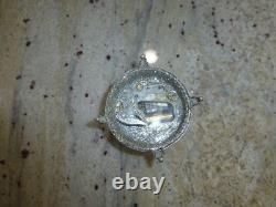 Vintage Swiss Reuge Music Box. 835 Sterling Silver Case (Watch The Video)