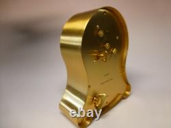 Vintage Swiss Reuge Music Box 8 Day Brass Musical Alarm Clock (Watch Video)