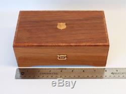 Vintage Swiss Reuge Music Box CH 6 Songs 41 Notes Strauss Brahms Ivanovici