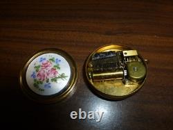 Vintage Swiss Reuge Music Box Pendant Necklace (Watch The Video To Hear It Play)