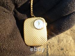 Vintage Swiss Reuge Musical Key Chin, Pendant Watch (Watch The Video)