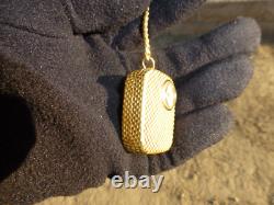 Vintage Swiss Reuge Musical Key Chin, Pendant Watch (Watch The Video)