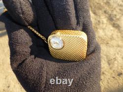 Vintage Swiss Reuge Musical Key Chin, Pendant Watch (Watch The Video)