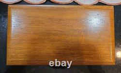 Vintage Swiss Reuge Saint-Croix CH 4/50 Wooden Music Box Tested Working