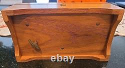 Vintage Swiss Reuge Saint-Croix CH 4/50 Wooden Music Box Tested Working