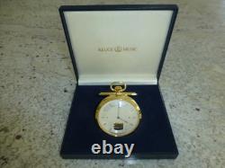 Vintage Swiss Reuge Sainte Croix Music Box Pocket Table Musical Watch New In Box